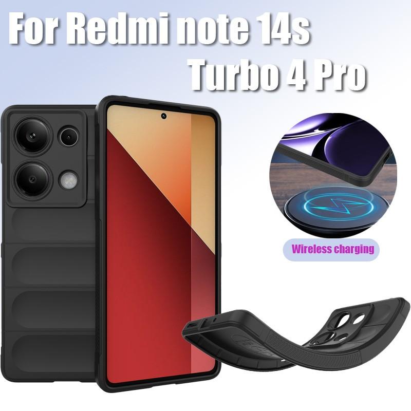 For Redmi Note 14s Case For Case for Turbo 4 Pro Anti-slip and Shock-resistant Phone Case Cover for Redmi Note 14s Turbo 4 Pro