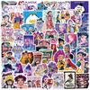 60pcs K-POP DEMON HUNTERS HUNTR/X Cartoon Graffiti Stickers Phone Guitar Laptop Notebook Suitcase Waterproof Sticker Kids Toys