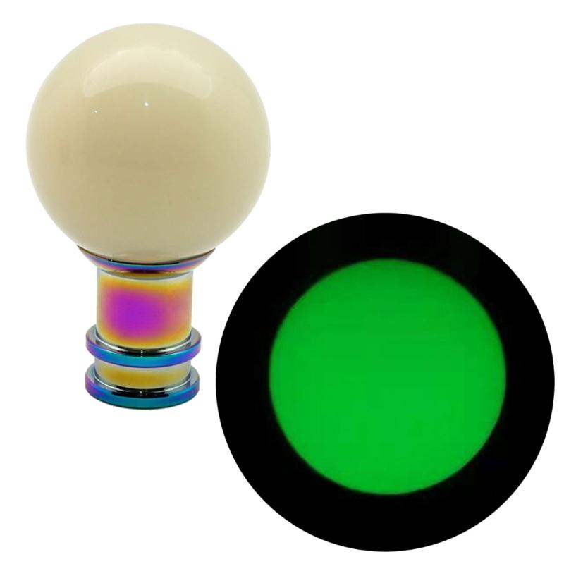 Universal Crystal Acrylic Gear Shifter Knob With 3 Adapters Ergonomic Design For Manual Automatic Transmission Vehicles