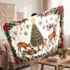 Manta de Franela para Sofá Cama Suave Cálida Acogedora Para Sofá Cama Uso en Interiores del Hogar Gran Regalo Navideño