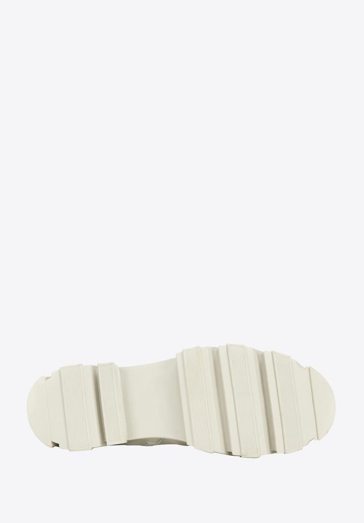 Wittchen Women's Leather Chelsea Boots On A Gray Beige Platform, Gray Beige, Natural Leather