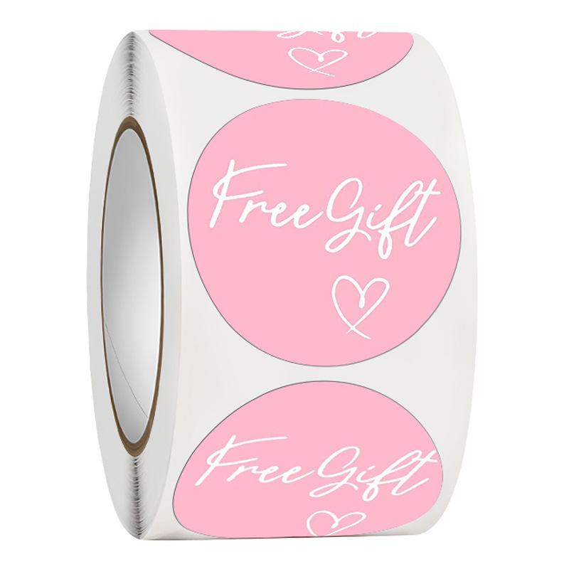 

500-Roll Thank You Round Self-Adhesive Gift Stickers