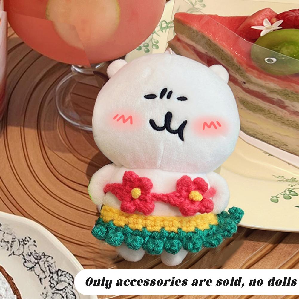 For 13cm Joke Bear Doll Clothes Fashion Clothes Bib Doll Clothes Color Match Triangular Scarf Dolls Accessories Cute Decoration Little Clothes