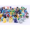 144pcs  Pikachu Action Figure Toys Mini Figures Model Toy Pikachu Anime Doll Birthday Christmas Gifts Figurines Twisted Models