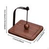 Cafe Napkin Holder Storage Rack Convenient Memos Organizer Tissue Wood Base for Dining