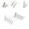 Foldable And Adjustable Wall Mounted Towel Rack Bathroom Accessory