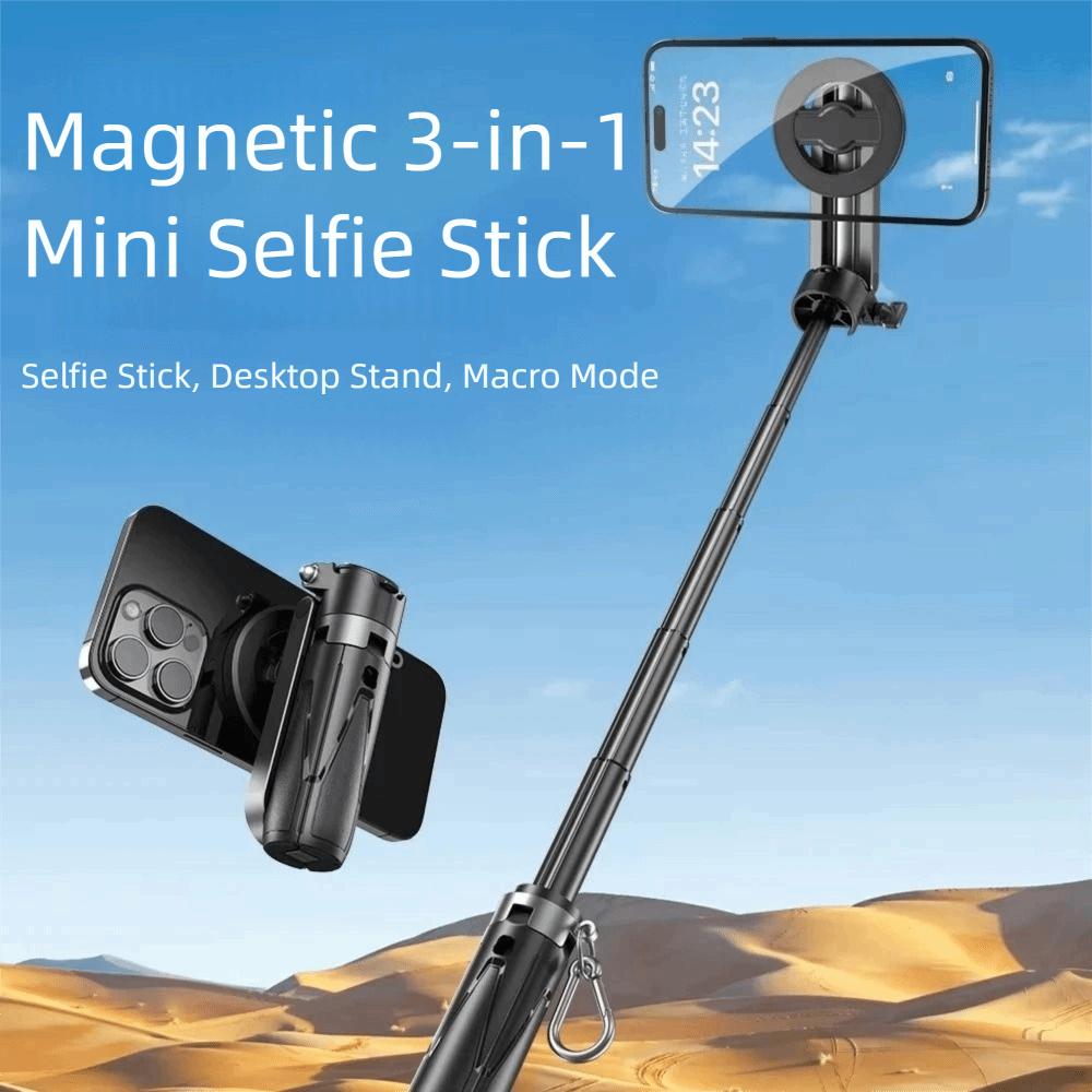 Adjustable Phone Holder Magnetic Desktop Stand Mini Phone Stand  For Live Streaming