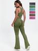 Pantaloni da Yoga a Vita Alta a Gamba Larga Sollevamento Glutei - Stile Europeo e Americano