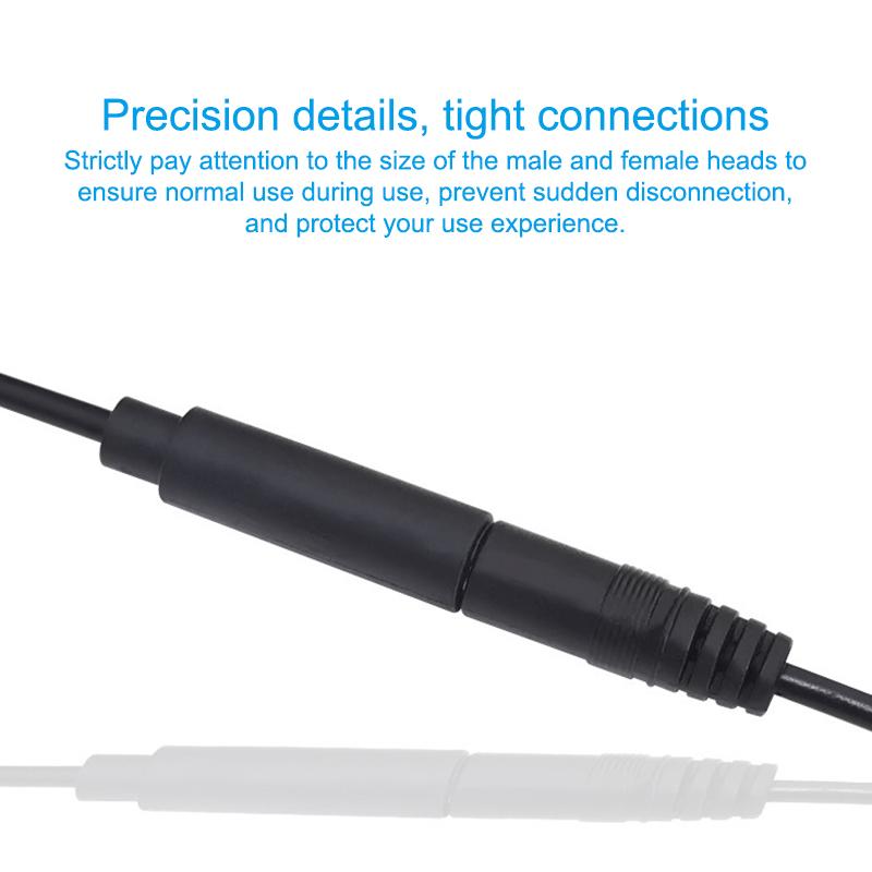 2Pcs 2.5Mm 3.5Mm 1/8'' Mono Stereo Male Female Plug Jack Connector 2/3/4Pin Aux Extension Wire Diy Audio Earphone Mic Repair