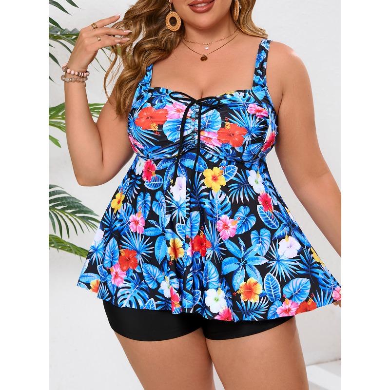 Büyük Beden Kadın Yüksek Bel Bikini Mayo Takımları, Kadın Mayo & Giyim