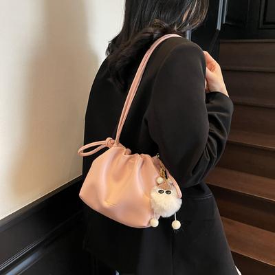 Sommer Nische Plissee Tasche Damen neue lässige vielseitige Umhängetasche beliebte Bucket Bag