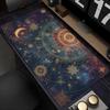 Zodiac Moon Star Extended Gaming Mousepad NonSlip Desk Surface Purple Cosmic Galaxy Art Print For Gaming And Office Accessories