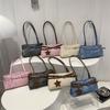 Star Pendant Women Handbag With Metal Buckle Belt Underarm Bag Vintage Y2K Shoulder Bag Women