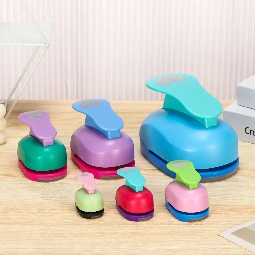 Herz-/Sternförmiges Lochprägegerät DIY Scrapbooking Papierstanzer Sicherer Papierschneider Geschenk