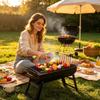 Detachable Sausage Barbecue Net Non Stick Barbecue Net Clip  for Outdoor Camping