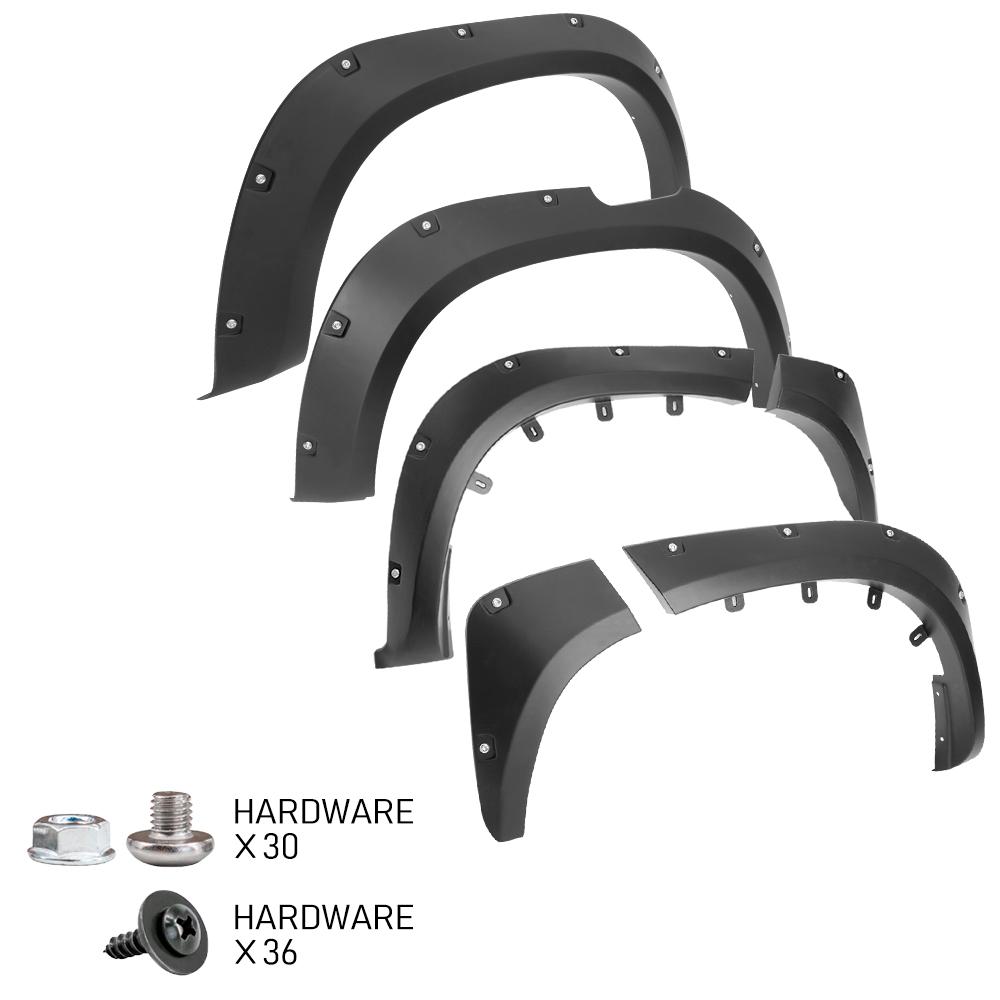 Fender Flares Wheel Arches Protection For Mitsubishi Triton 2019 2020 2025 2025 2025 Matte Black 4X4 Car Accessories Bolt Style