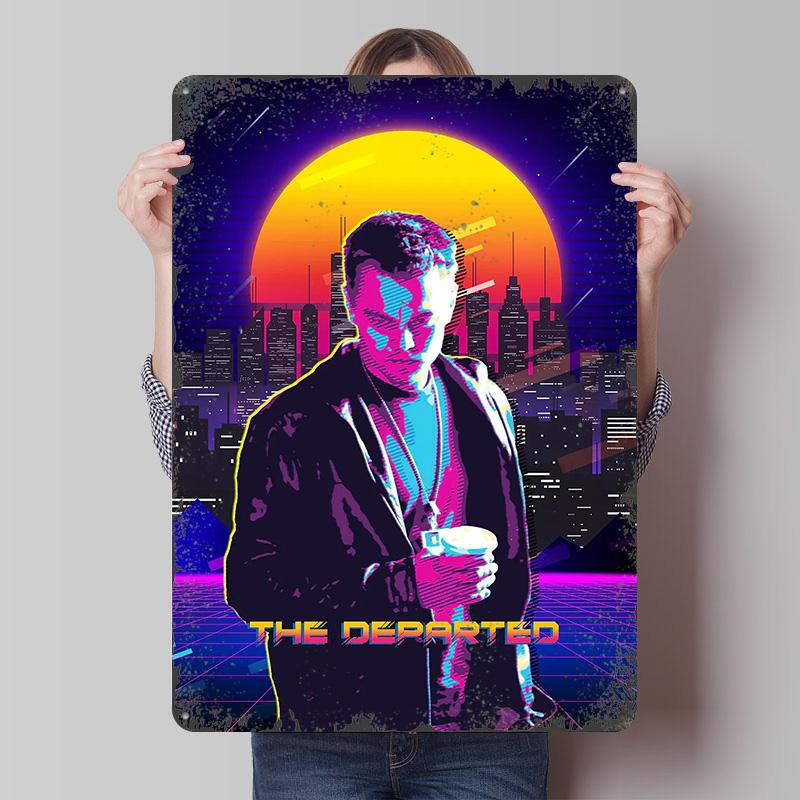 

The Departed Retro Printed Poster Customized Wall Art Retro Vintage Metal Tin Signs for Room Decorations Garage Decoration Decor 7.9x11.8In(20x30cm)