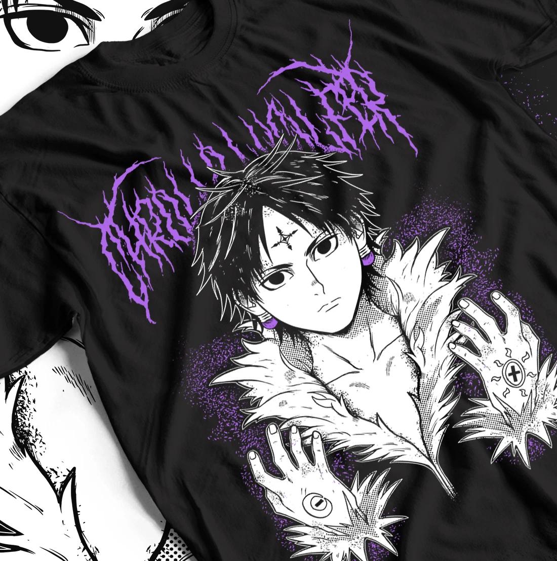 Chrollo Lucilfer Anime Graphic T-Shirt | Hunter x Hunter HXH, Gift Tee Shirt 4XL