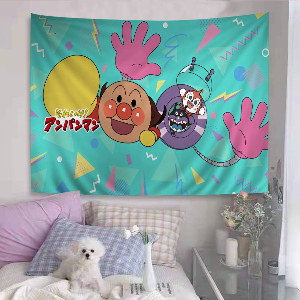 Anpanman Anime DIY Wall Tapestry For Living Room Home Dorm Decor Wall Art Decor