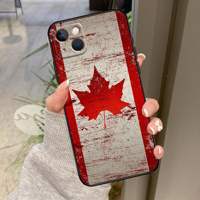 Canada Canadian Flag Case For iPhone 17 Pro Max 15 14 13 12 11 16 Pro Max Plus 12 13 Mini 16e 17 Air Back Cover