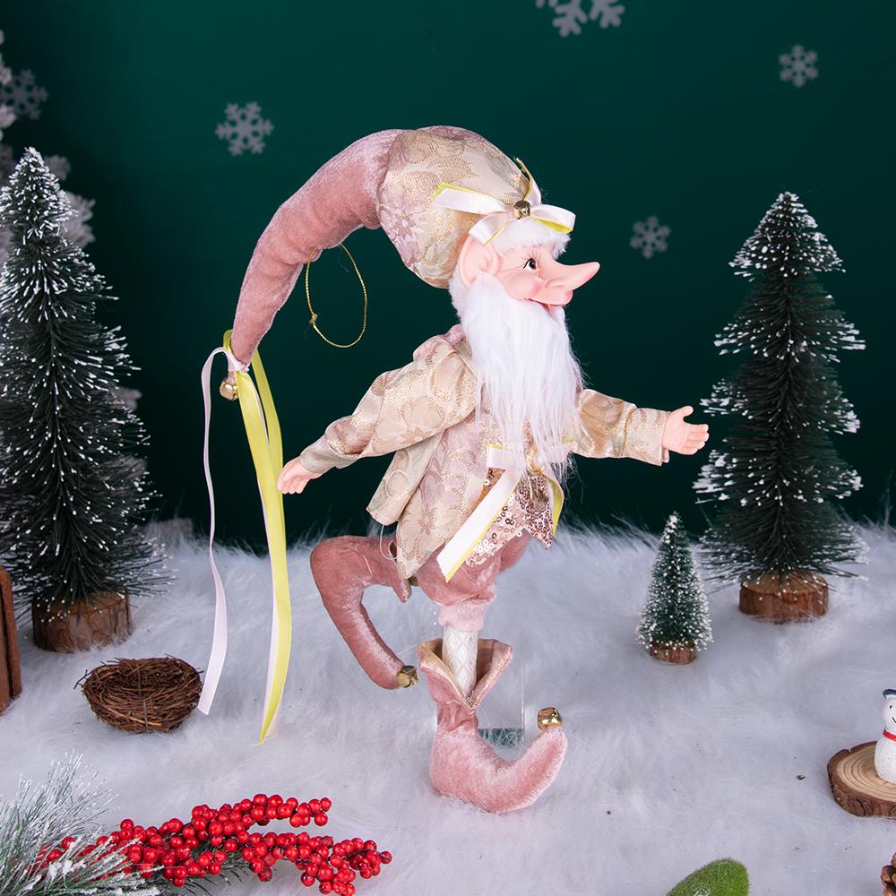 Neue Weihnachtselfen für zu Hause, Christbaumschmuck, lange Nase, Herdelfe, Wandbehang, Dekoration, Weihnachtselfen-Plüschpuppen