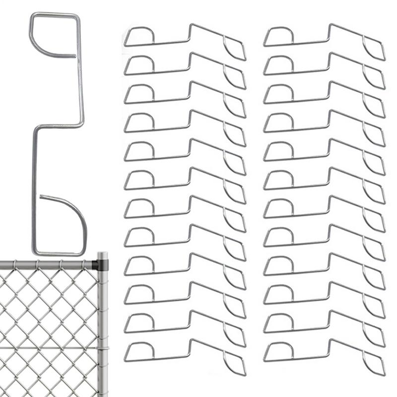 Stainless Steel Fence Clips 25Pcs/set Anti-vibration Garden Post Tensioning Clamps For Agricultural Farm Highway