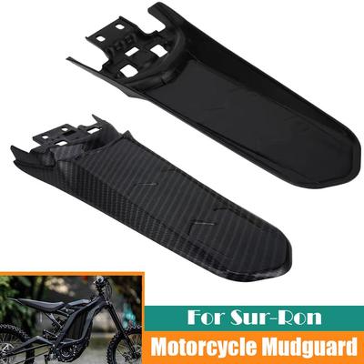 Motorcycles Carbon Fiber Pattern Rear Mudguard Lengthening Longer Tail Guard Universal For Surron Light Bee X S Dirt Bike J0W3