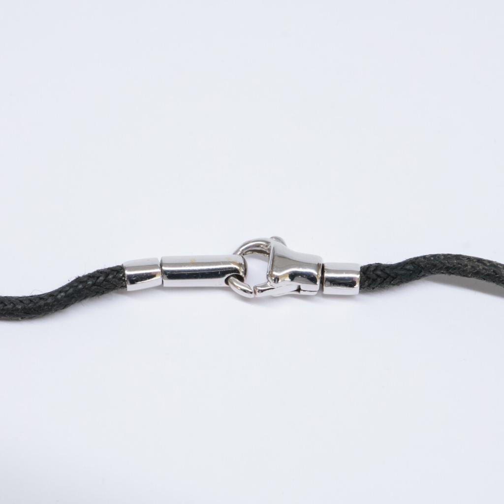 CHIMENTO 750 Carbon Cross Code Necklace White goldUsed