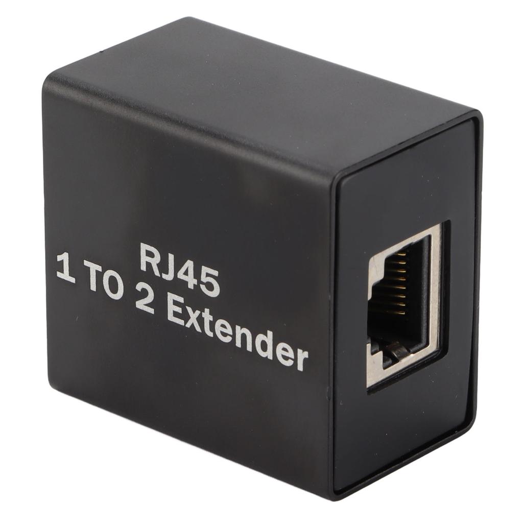 Ethernet Splitter RJ45 Network Connector Adapter Ethernet Socket Extender SplitterOne To Two Splitter
