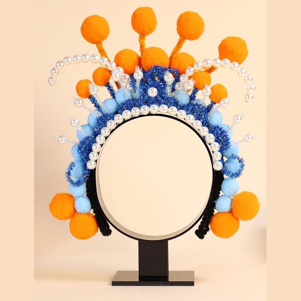 DIY Beijing Opera Headband Craft Set for Girls Children Festival Birthday Gift Children's DIY Beijing Opera Characters