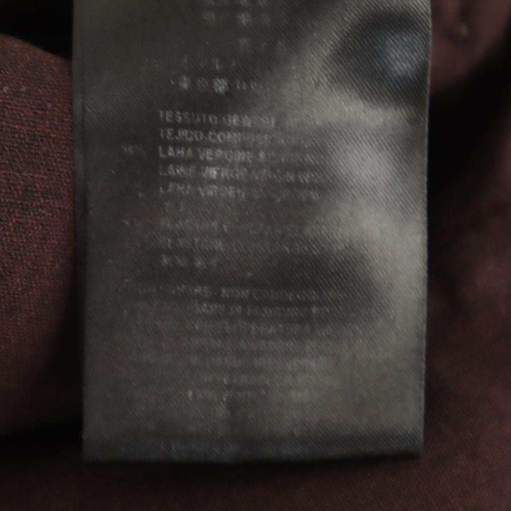 GIORGIO ARMANI Overall handle tailored jacket 44 Brown Ancon Men's Used