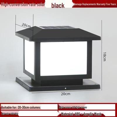 NuFeng Solar Powered Outdoor Pillar Light