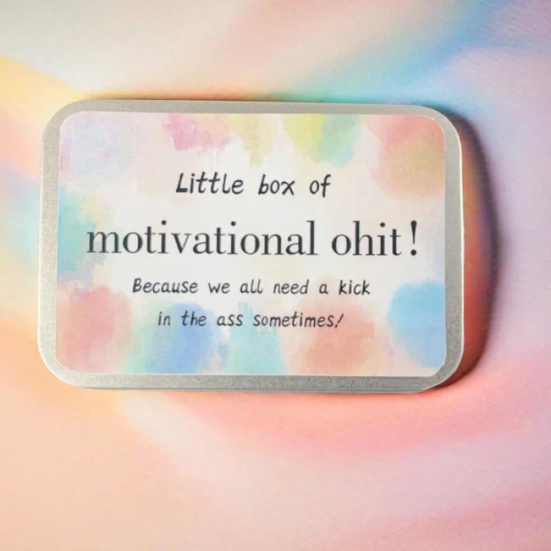 20 pieces/box of inspirational quotes, funny and actively encouraging inspirational card gifts and giving gifts to friends! разноцветный