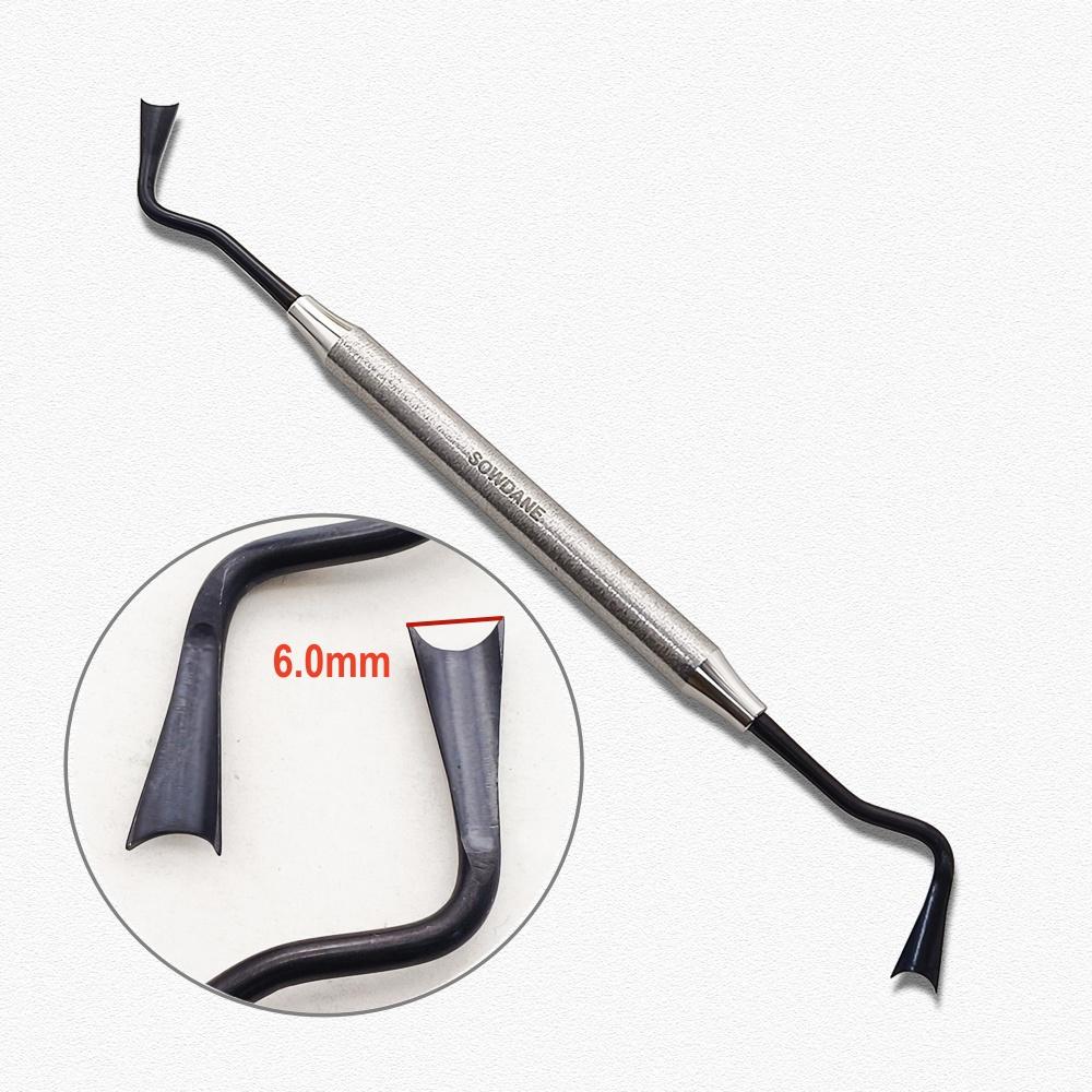 1 Pc or 2 Pcs or 3 Pcs Titanium Dental Implant Gingival Retraction Dental Gum Separator Isolation Surgical Tool Gingival Retractor Double Ends