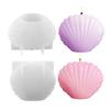 Small/large Fan Shell Silicone Candle Mold DIY Handmade Aromatreatment Gypsum Crafts Resin Soap Making Mold Home Art