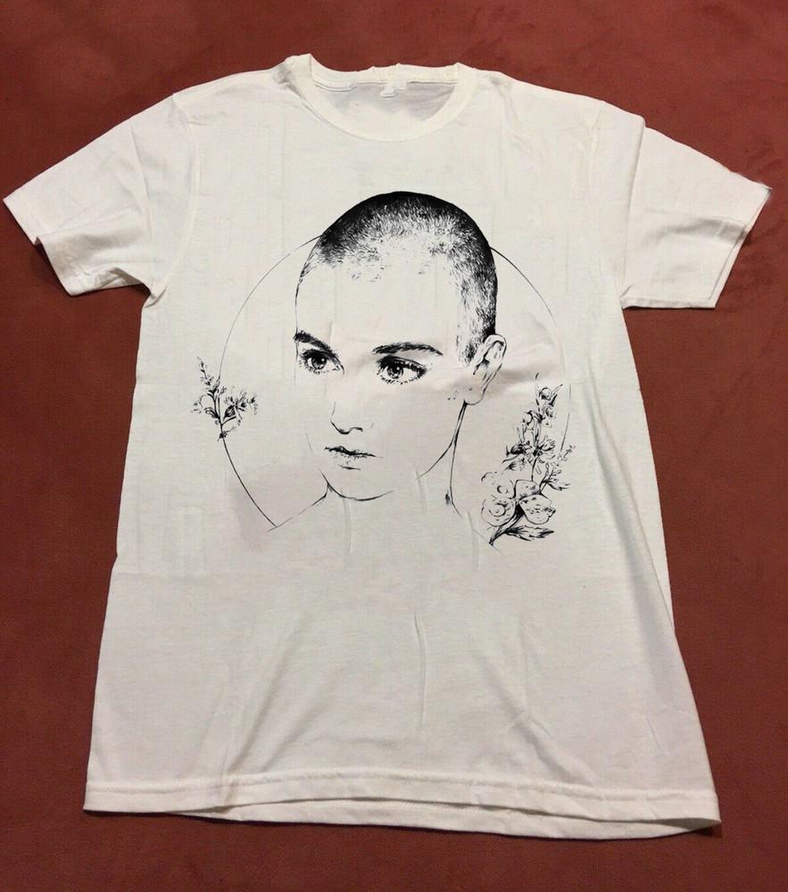 

Vintage Sinead O Connor Painting Cotton S-4XL Gifl White Shirt FA1171 Unisex T-Shirt S