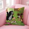 T-The Little MoleS Cushion Cover Home & Car Multi-Scene Pillow Cover - Reversible, Soft & Durable for Daily Use