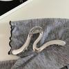High-End Metal Butterfly Hair Clip for Women - Large, Elegant 2024 Style Shark Clip