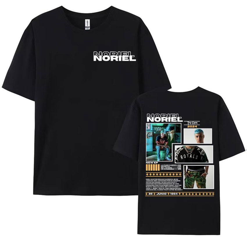 Rapper Myke Towers Graphic Printed T-shirts for Men Harajuku Hip Hop Oversized T Shirt Unisex Summer Cotton Short Sleeve T-shirt