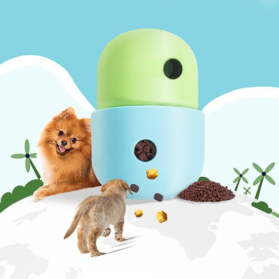 Hundgodisdispenser Leksak Rullande Hundmatsdispenser Silikon Långsam Matare Interaktiv Hundleksak för Utomhusträning Nosning