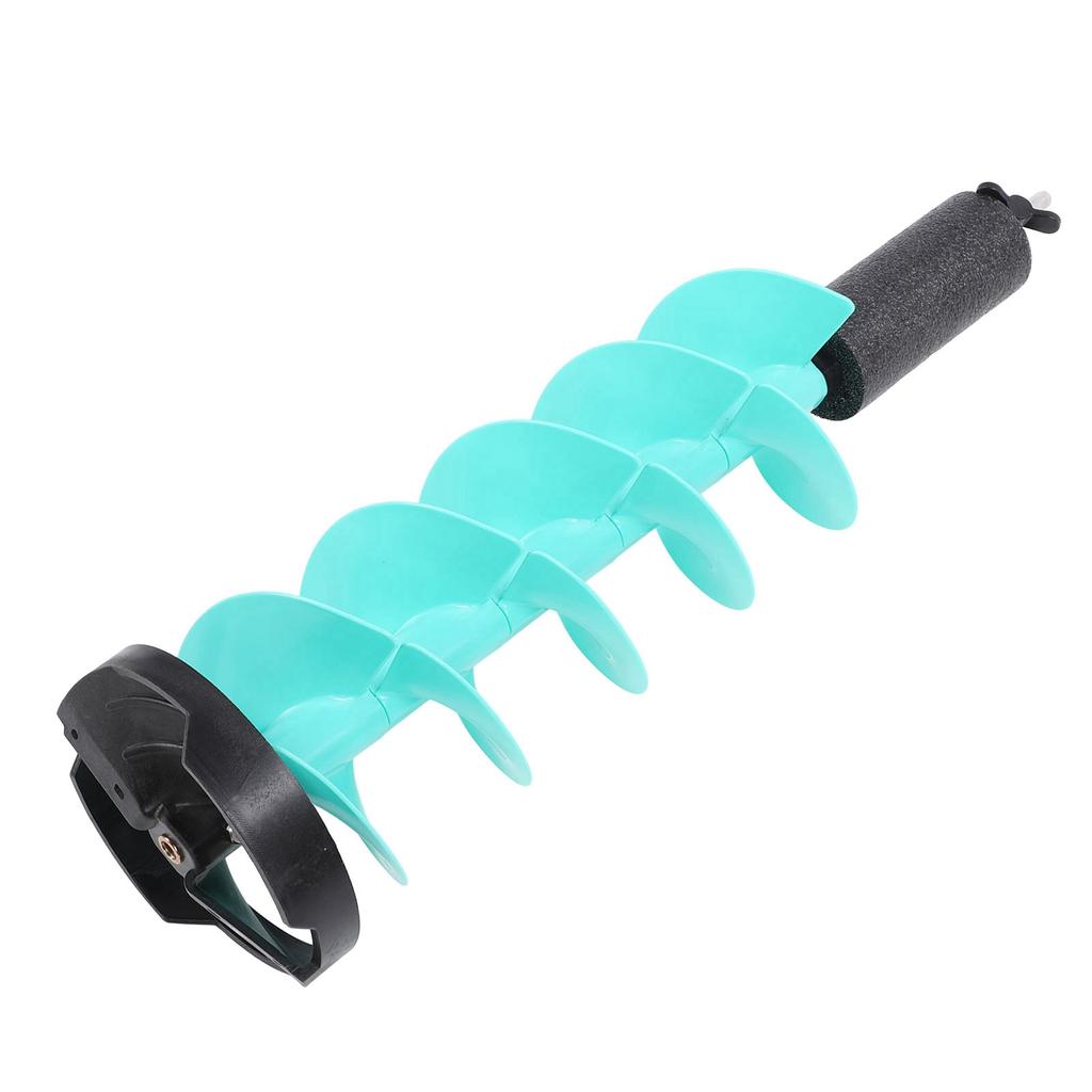 Winter Electric Auger Kit with Locating Tip Floating Nylon Ice Breaking Spiral Drill Bit for Deep