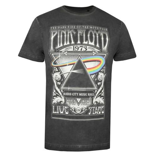 Pink Floyd Mens Carnegie Poster Cotton T-Shirt