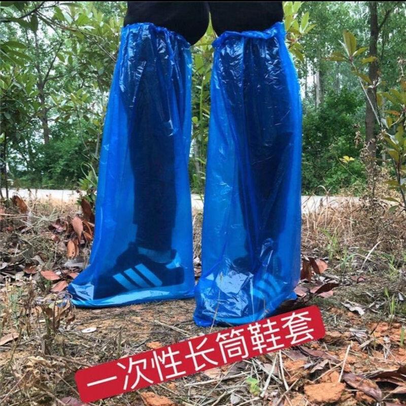 Одноразовые водонепроницаемые длинные чехлы на сапоги Hanyou