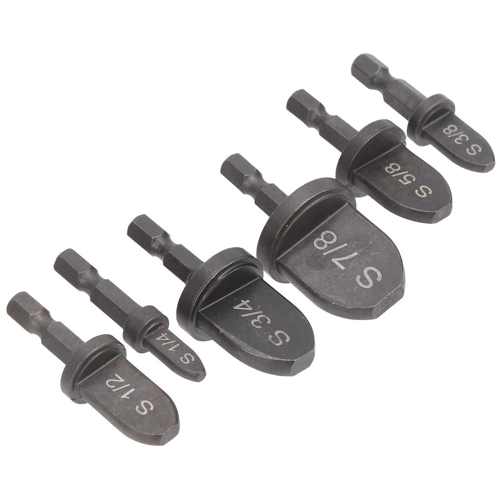 6Pcs Tubo Expansor Rolamento Aço Hex Alça Ar Condicionado Tubo De Cobre Conjunto De Ferramentas De Estampagem
