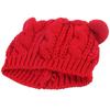 New Lovely Cat Ears Knitted Hat Fashion Women Solid Color Winter Warm Crochet Braided Beanie Hats Casual Girl Kawaii Wool Cap