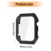 Screen Protector Case for Watch Waterproof Hard PC Bumper Protective Cover Antiscratch