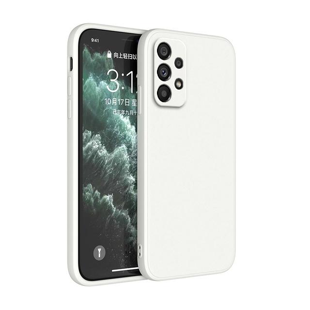 

Чехол для телефона A70 A71 для Samsung Galaxy A22 A32 A42 A52 A21S A72 A13 A23 A33 A31 A53 A54 A73 5G, мягкий жидкий силиконовый чехол For A22 4G белый