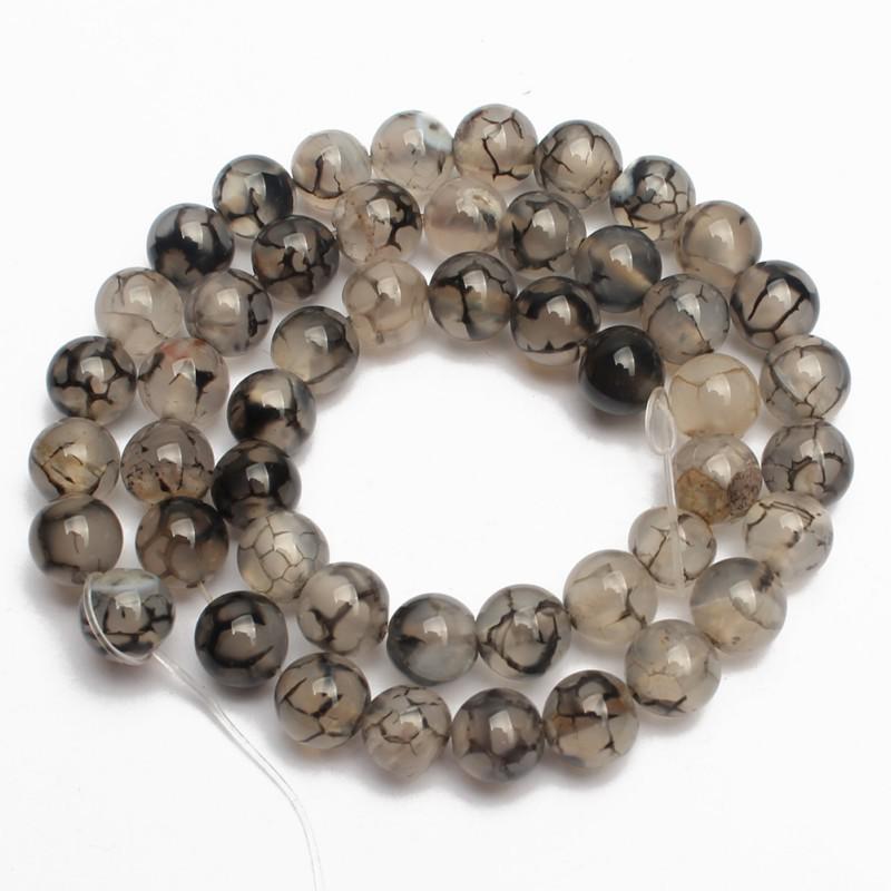 4/6/8/10/12mm Natural Faceted Pink Green Chalcedony Jades Stone Round Beads for Jewelry Making 15''