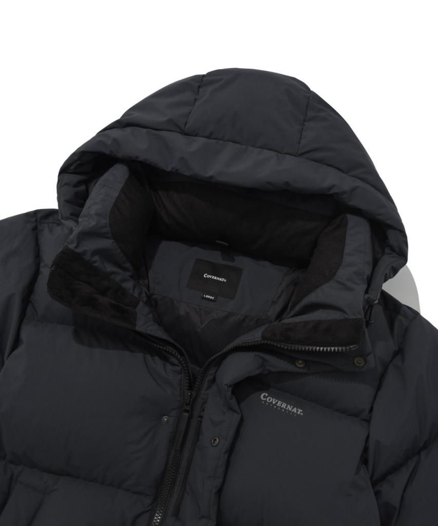 Covernat Rds Civic Long Down Parka Charcoal