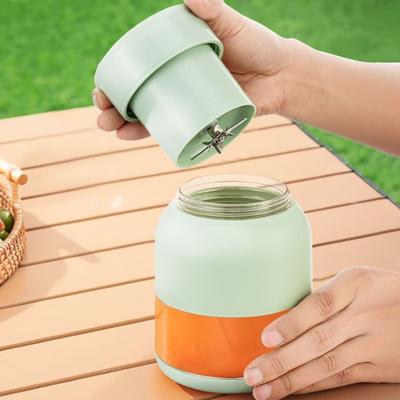 800ML Elektrisk Citruspress Stor Kapacitet Multifunktionell Sladdlös Juiceblender Bärbar Rese Personlig Fruktpressflaska Köksredskap